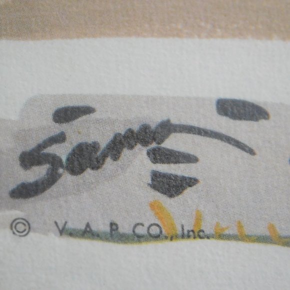 Horse Carriage Lithograph V.A.P. Picnic in Style - Picture 3 of 11